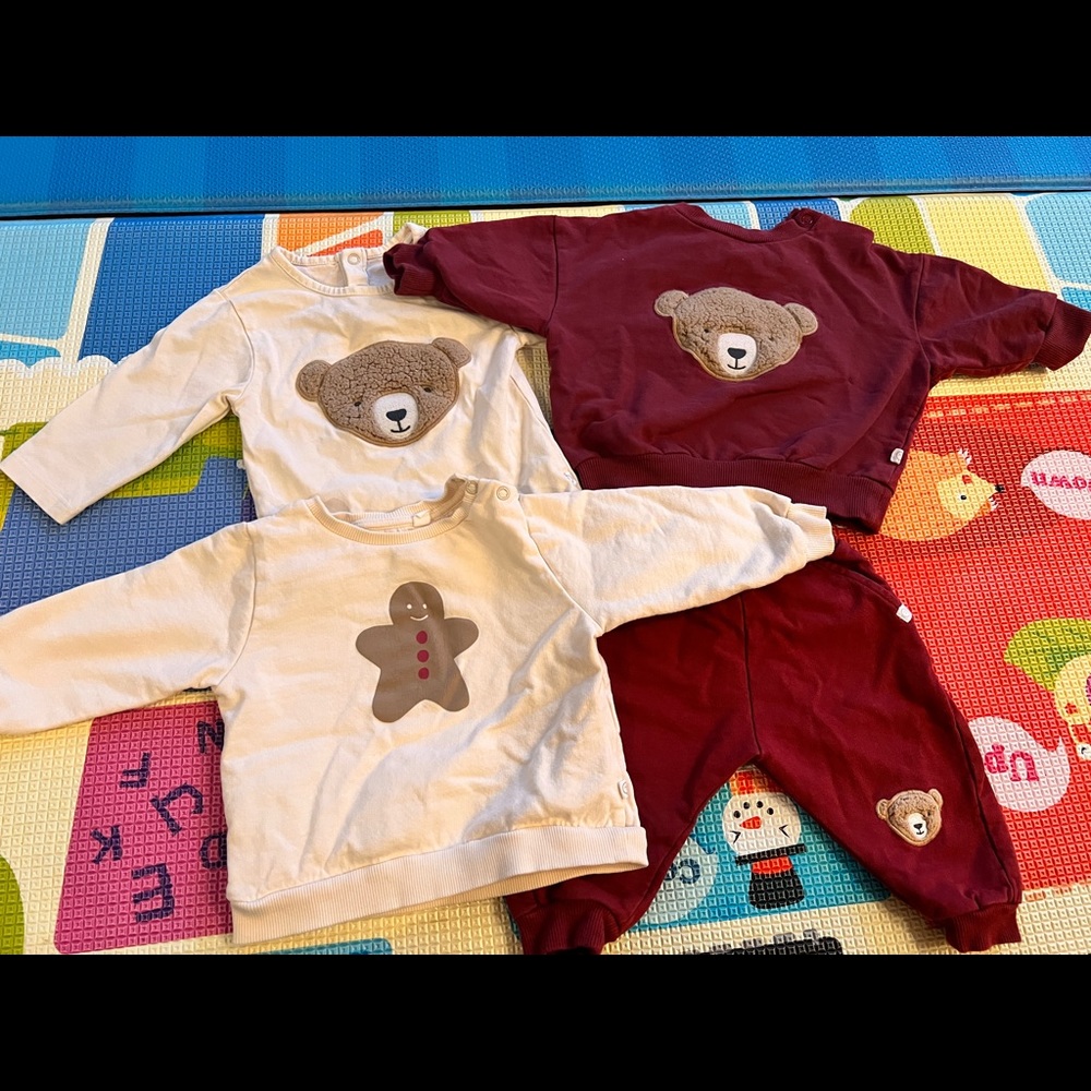 Mori baby clothes, organic cotton, 6-9 months